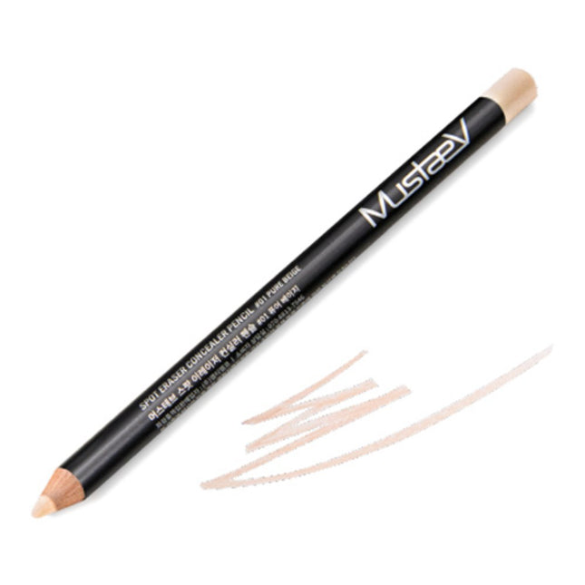 MUSTAEV  Spot Eraser Concealer Pencil 2.5g, No.01 Pure Beige, 1 Piece