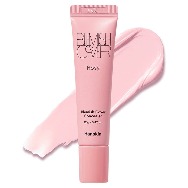 HANSKIN  Blemish Cover Concealer 12g, Rosy, 1 Count