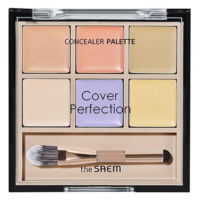 THE SAME The Saem Cover Perfection Concealer Palette 6g, Special Edition 01 Cover & Correct, 1 Piece