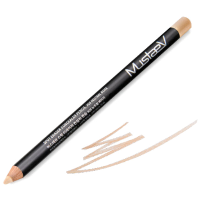 MUSTEV  Spot Eraser Concealer Pencil 2.5g, 05 Neutral Beige, 1 Count