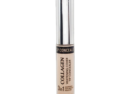 ENOUGH  Collagen Whitening Cover Tip Liquid Concealer 9g, No. 3 Natural Beige, 1 Count