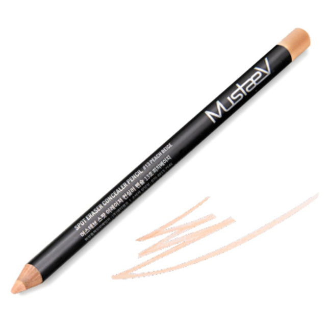 MUSTEV  Spot Eraser Concealer Pencil 2.5g, 13 Peach Beige, 1 Unit