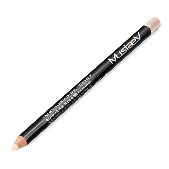 MUSTEV Mustev Spot Eraser Concealer Pencil 2.5g, Shade 00 Snow Beige, 1 Count