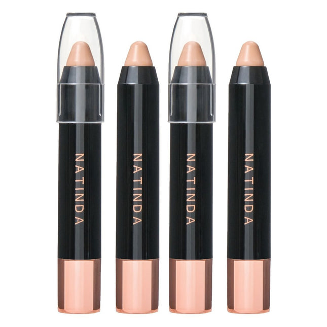 NATINDA AURA PERFECT COVER CONCEALER 3.5G , 23 Natural Beige, 2 Count