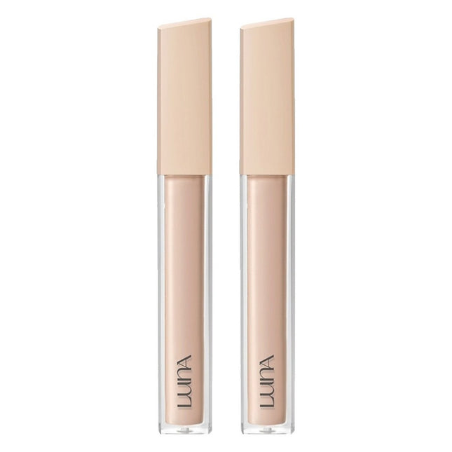 LUNA  Longlasting Tiptopper Concealer Fixing Fit 7.5g, Natural Beige, 2 Count