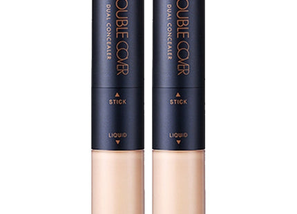 TONYMOLY  Double Cover Dual Concealer 8g, 2 Count, Shade 2