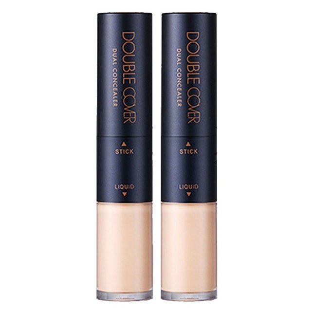 TONYMOLY  Double Cover Dual Concealer 8g, 2 Count, Shade 2