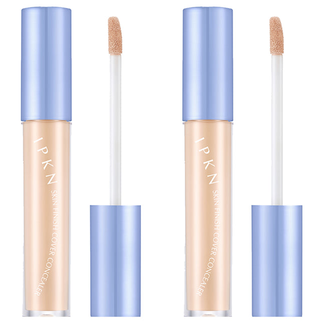 IPKN  Skin Finish Cover Liquid Concealer Vanilla 2 Count