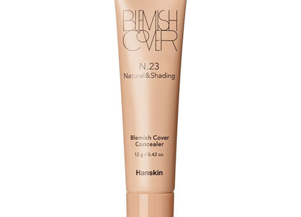 HANSKIN  Blemish Cover Tube Concealer Color Edition 12g, N 23 Natural, 1 Count