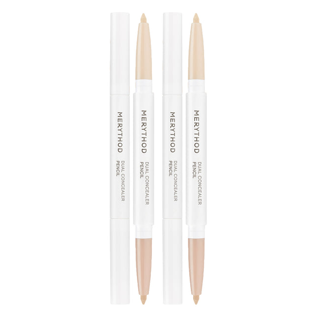 MERYTHOD Merythod Dual Concealer Pencil 0.4g, Light + Natural, 2 Count