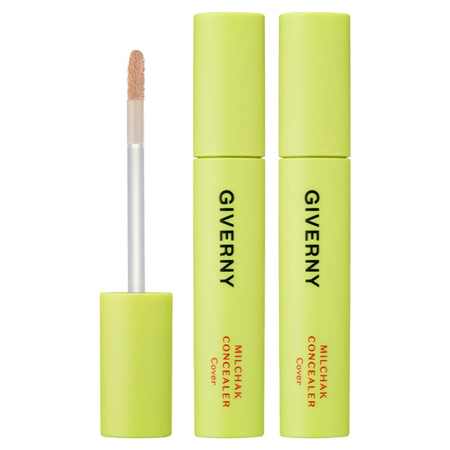 GIVERNY  Close Fit Cover Concealer 7ml, 23 Natural Beige, 2 Count