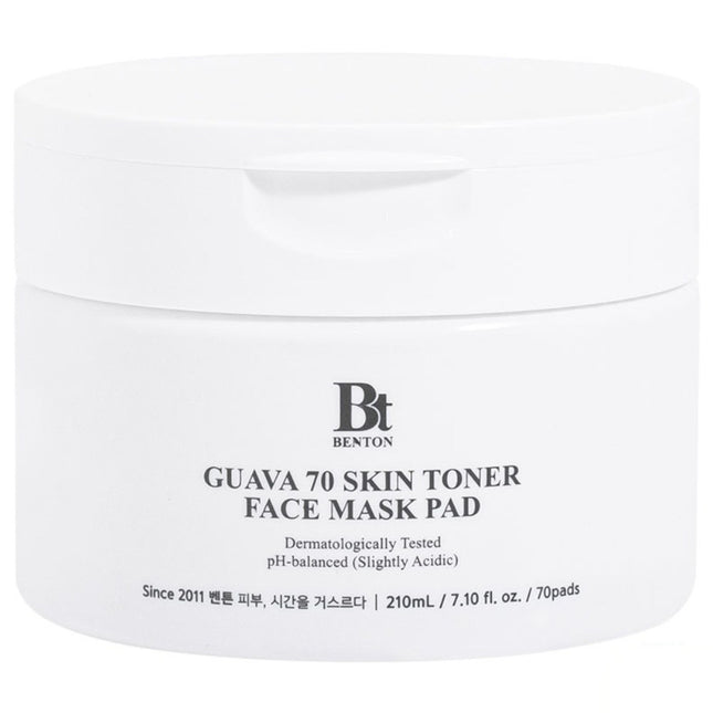 BENTON  Guava 70 Skin Toner Pad Pack 70 Count, 1 Pack