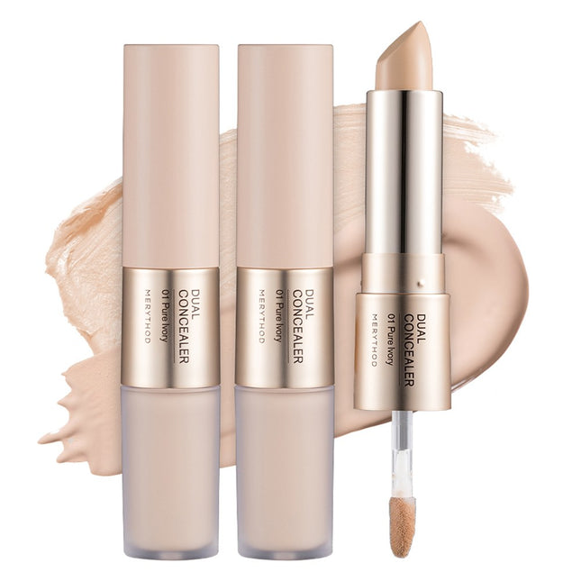 MERRYTHOUGHT  Dual Concealer 01 Pure Ivory - 2 Count