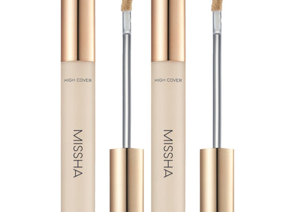 MISSHA  Stay Hiker Cover Tip Concealer 3.8ml, 21 Vanilla, 2 Count