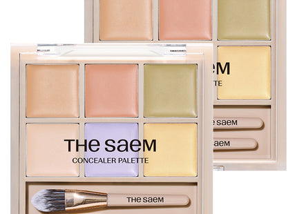 THE SAEM  Cover Perfection Concealer Palette 12g, Single 01 Cover & Correct, 2ea