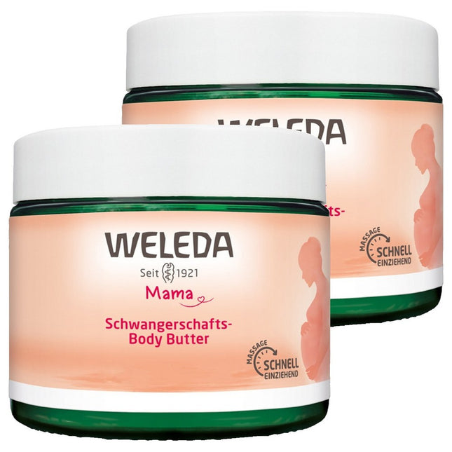 WELEDA  Pregnancy Stretch Mark Butter 150ml 2 Pack