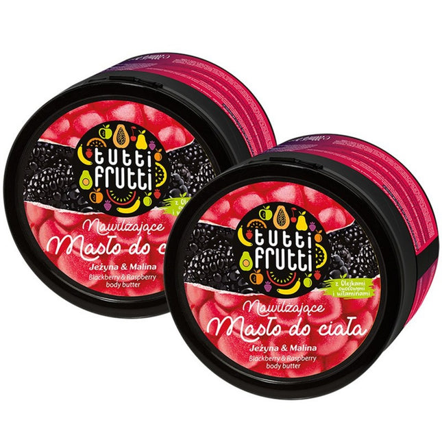 PAMONA Pamona Tutti Frutti Body Butter Blackberry Raspberry 200ml 2 count