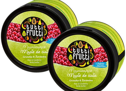 PAMONA  Pear & Cranberry Body Butter 200ml 2-Pack