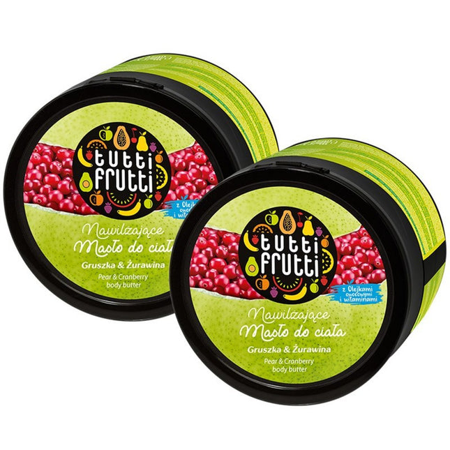 PAMONA  Pear & Cranberry Body Butter 200ml 2-Pack