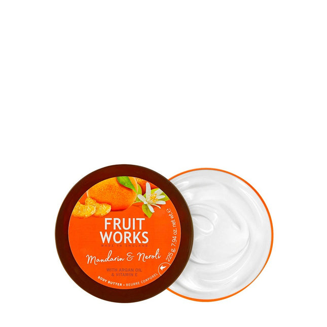 THE BODY SHOP FRUITWORKS Mandarin & Neroli Body Butter 225g 1pc