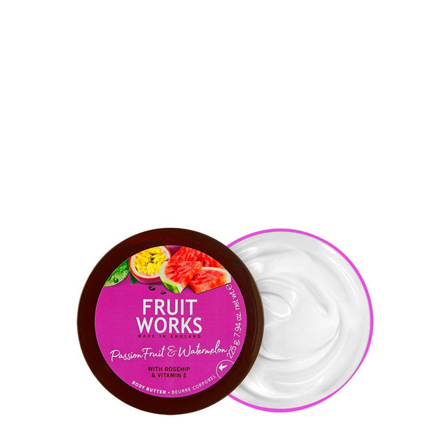 FRUITWORKS  Passionfruit & Watermelon Body Butter 225g 1 Count