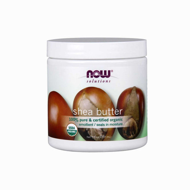 NOW SOLUTIONS  Pure Body Shea Butter, 207ml, 1 Count