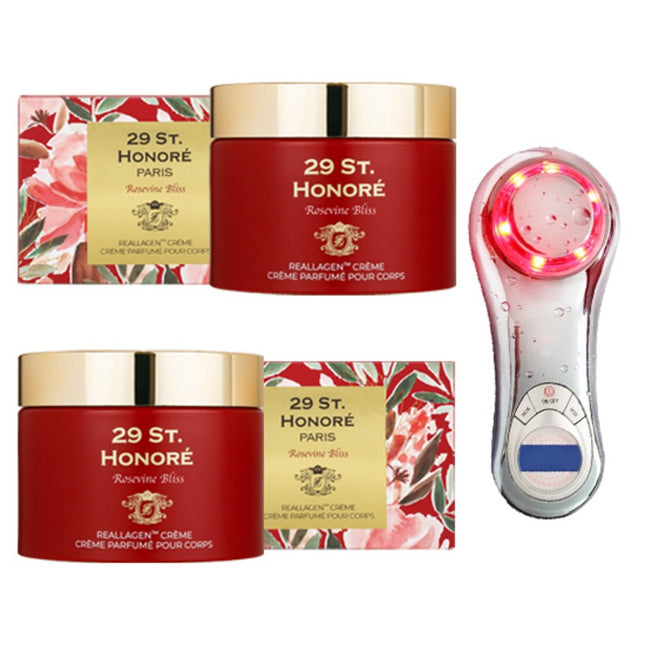 BAIN DE TERRE  Realagen Cream Rose Vine Bliss Body Balm 2p + Galvanic Device Set, 1 Each
