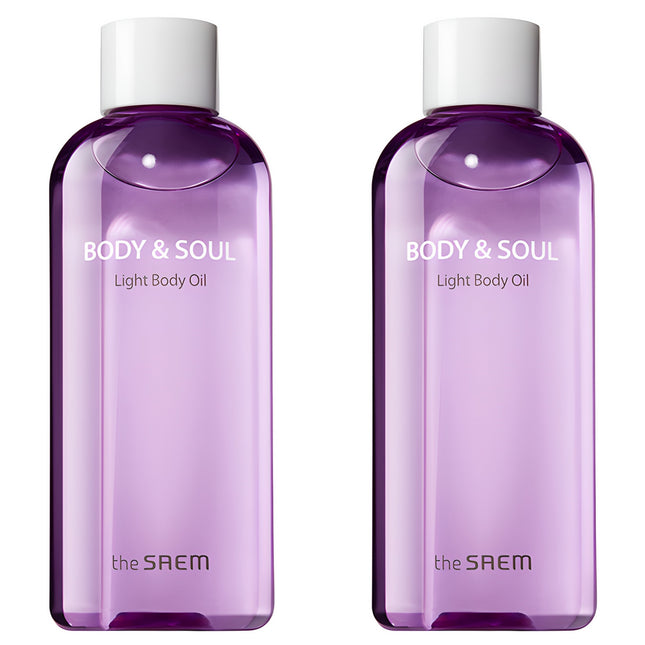 THE SAEM  Body & Soul Light Body Oil, 230ml, 2 Count