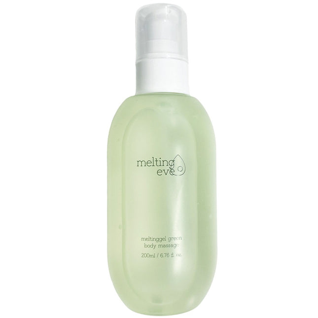 MELTINGGEL  Green Water-Soluble Natural Origin Body Massage Gel, 200ml, 1 Count