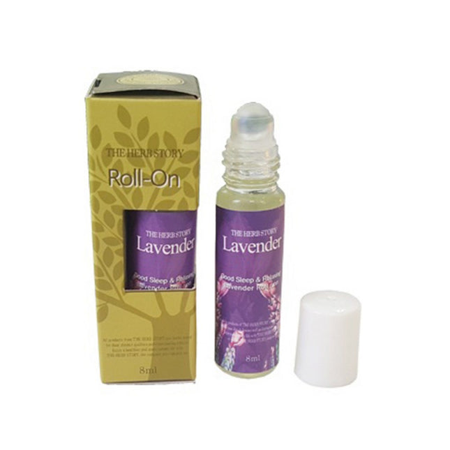 THE HERB STORY  Lavender Roll-on Floral Scent, 8ml, 1 count