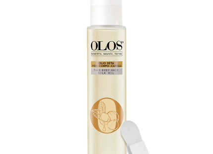 OLOS Face Body Hair Silk Oil 100ml + Spatula Set