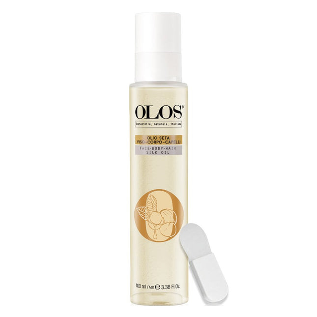OLOS Face Body Hair Silk Oil 100ml + Spatula Set
