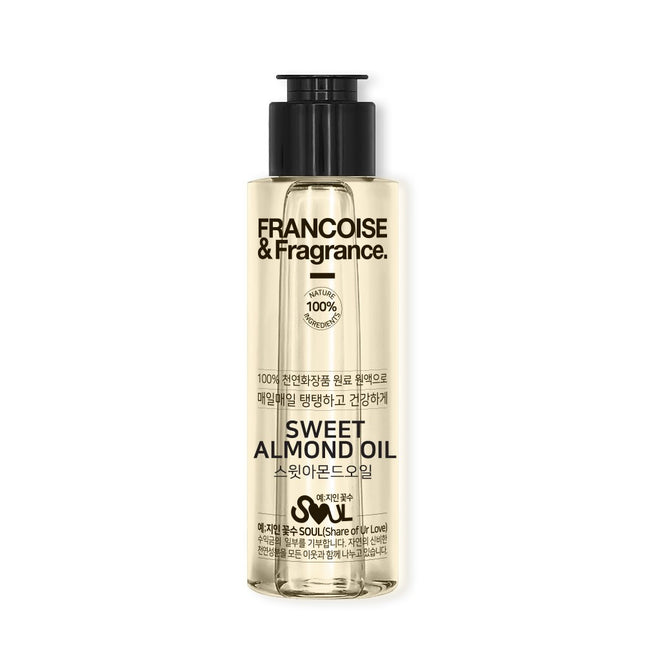 FRANÇOISE  Sweet Almond Oil, 100ml, 2 Count