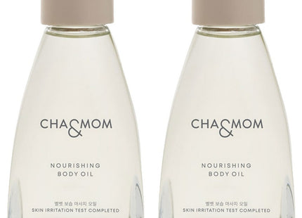 CHA & MOM Nourishing Body Oil, 120ml, 2 Count