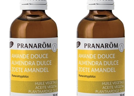 PRANAROM  Organic Almond Beauty Oil 50ml, Set of 2