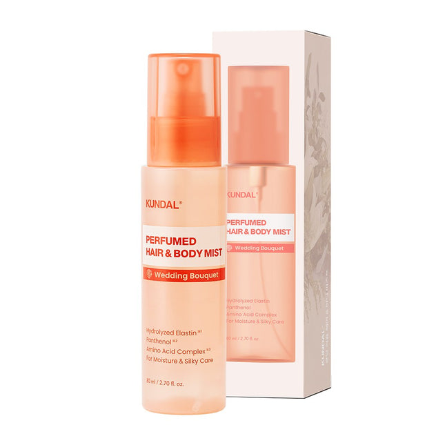 KUNDAL  Perfume Hair & Body Mist Wedding Bouquet, 80ml, 1count