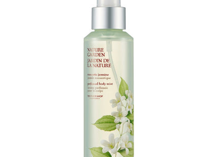 THE FACE SHOP  Nature Garden Perfume Body Mist Romantic Jasmine Flower Scent, 155ml, 1 count
