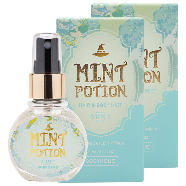 BODYHOLIC  Mint Potion Body Mist Cotton, 50ml, 2 Count