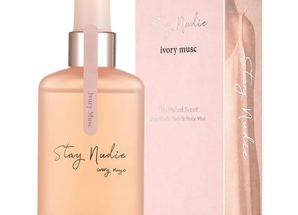 BODYHOLIC  STAY NUDE Hair & Body Mist Ivory Musk, 100ml, 1 Count