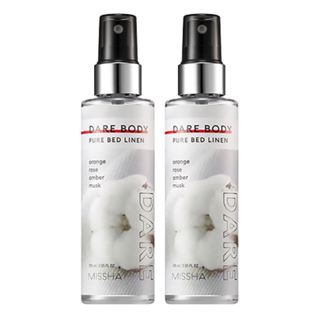 MISSHA  Dare Body Mist Pure Bed Linen, 105ml, 2 Count