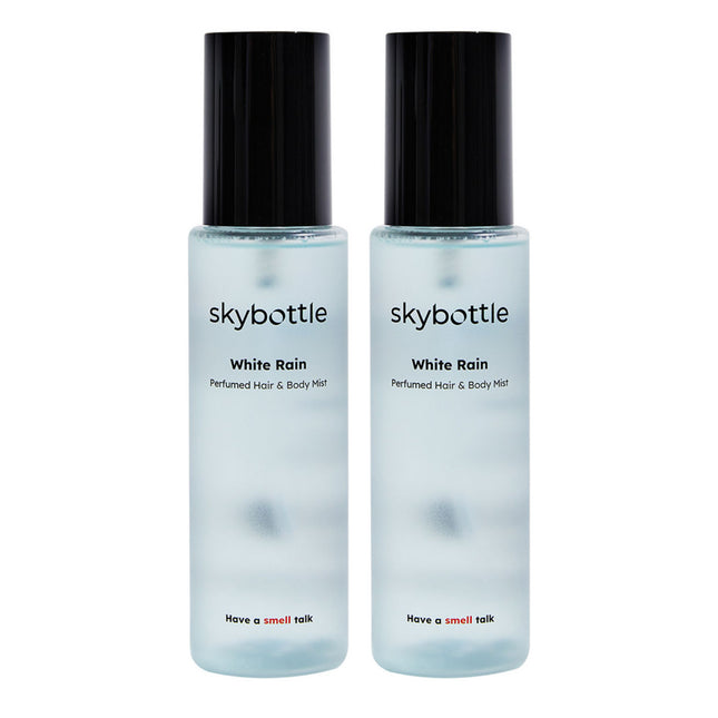 SKYBOTTLE  Perfume Hair & Body Mist White Rain, 100ml, 2 Count