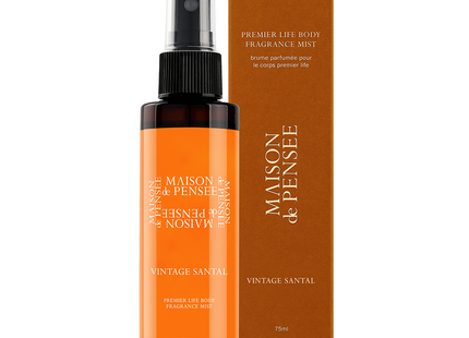 MAISON DE PENSEE  Perfume Mist Eau de Cologne Vintage Santal, 75ml, 1 Piece