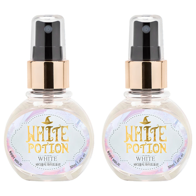 BODYHOLIC  White Potion Body Mist, 50ml, 2 Count