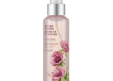 THE FACE SHOP Nature Garden Perfume Anemone Breeze Body Mist Floral, 155ml, 1 count