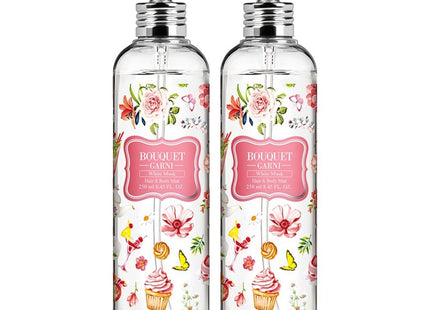 BOUQUET GARNI  Hair & Body Mist White Musk 250ml x 2 Pack