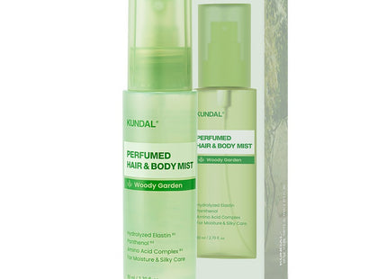 KUNDAL  Perfume Hair & Body Mist Woody Garden, 80ml, 1 Count