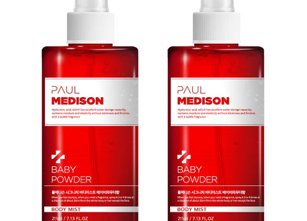 POULMEDITION  Signature Body Mist Baby Powder Scent, 211ml, 2 Count