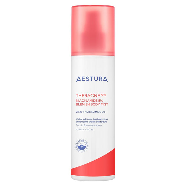 AESTURA  Theracne 365 Niacinamide Trace Body Mist, 200ml, 1 Count