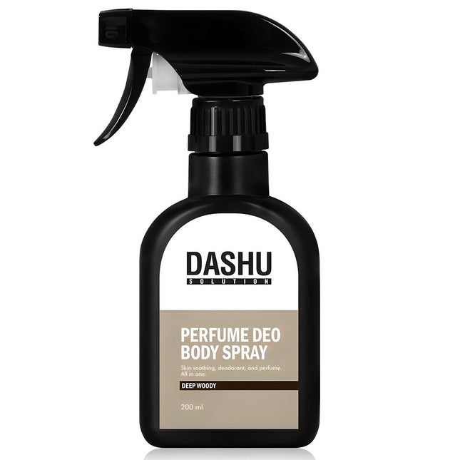 DASHU  Solutions Perfume Deodorant Body Spray Deep Woody Scent, 200ml, 1 Count