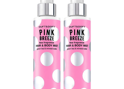 DOUFF&DOFF  Fine Fragrance Body Mist Pink Breeze 150ml, 2 Count